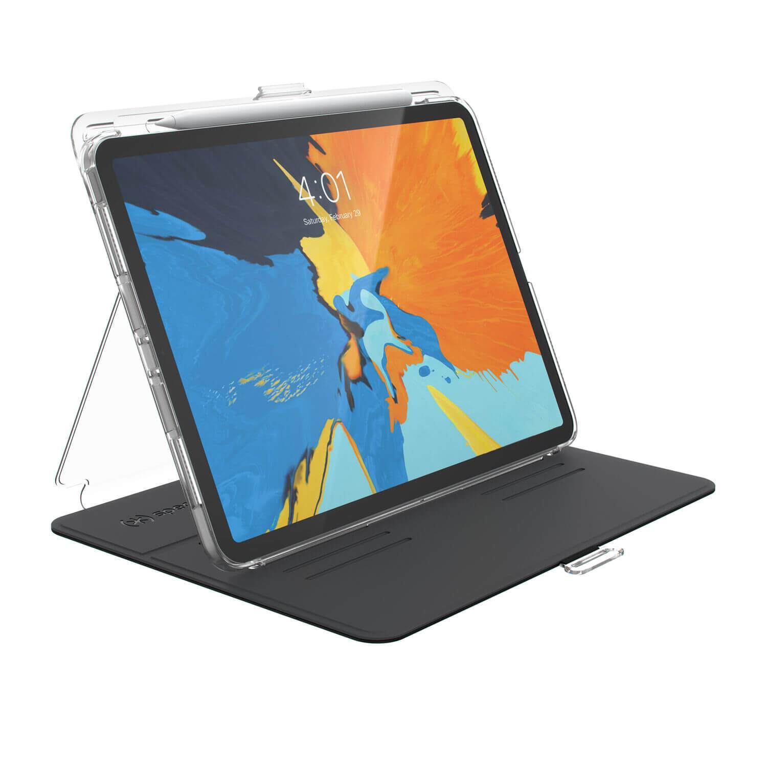 Husa Speck Balance Folio Clear Case pentru iPad Pro 11” (2018) - Black
