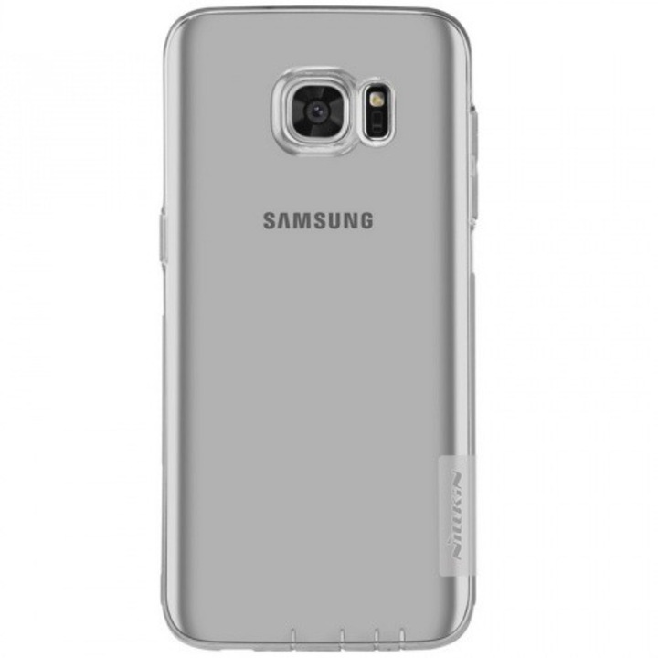 Samsung Galaxy S7 Edge SM-G935, TPU szilikon tok, Nillkin Nature, ultravékony, szürke