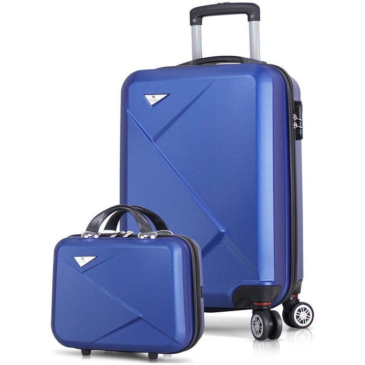 Set trolere MyValice, Diamond - MV1376, Albastru