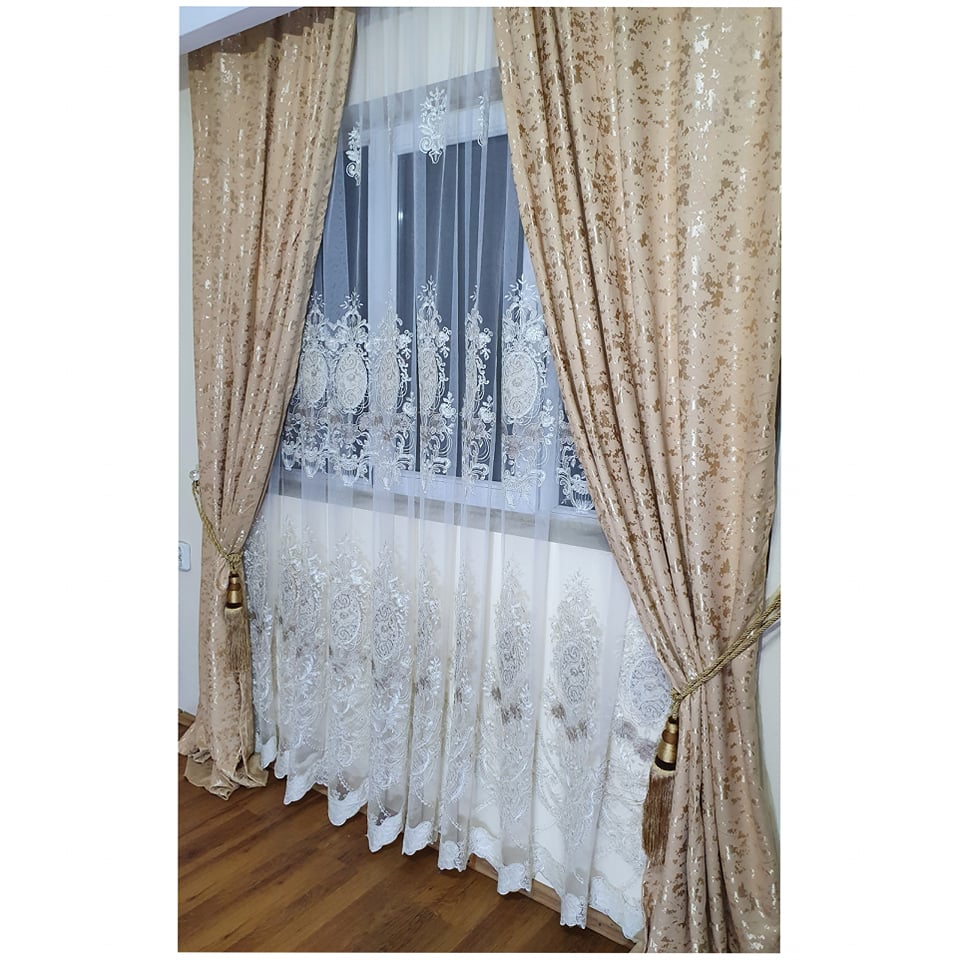 Addition Or later Withhold Set Draperie blackout si catifea 2 x 200 cm ape3 - eMAG.ro
