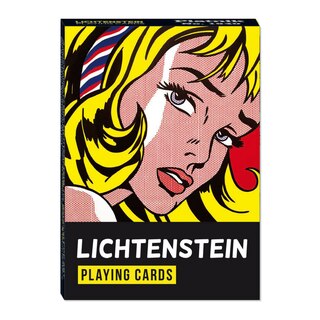 Carte Da Gioco Piatnik Roy Lichtenstein – Mazzo Da Poker 55 Carte Ispirato Alla Pop Art, Con Jolly, Omaggio All'Artista Americano