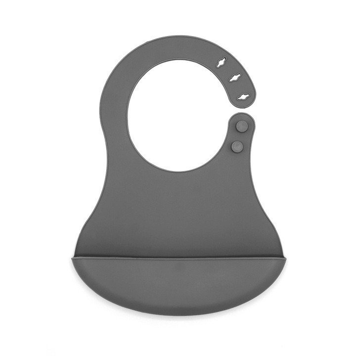 Силиконов лигавник BabyJem, сив