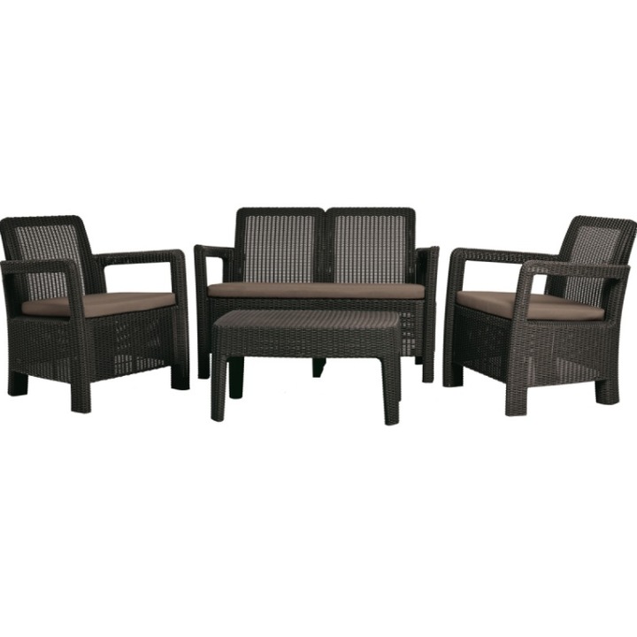 Set mobilier gradina maro Keter Tarifa