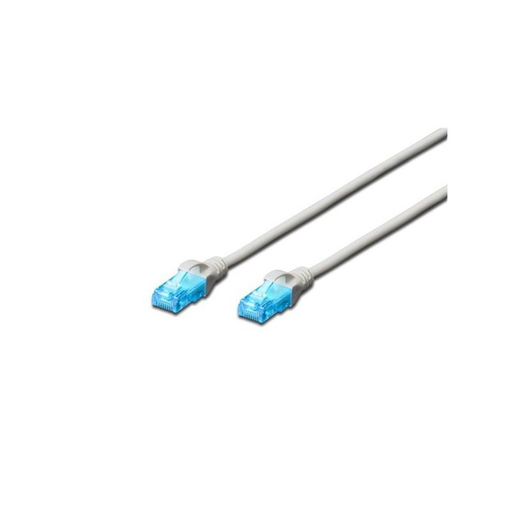 Digitus cat5e u/utp pvc 30m szürke patch kábel