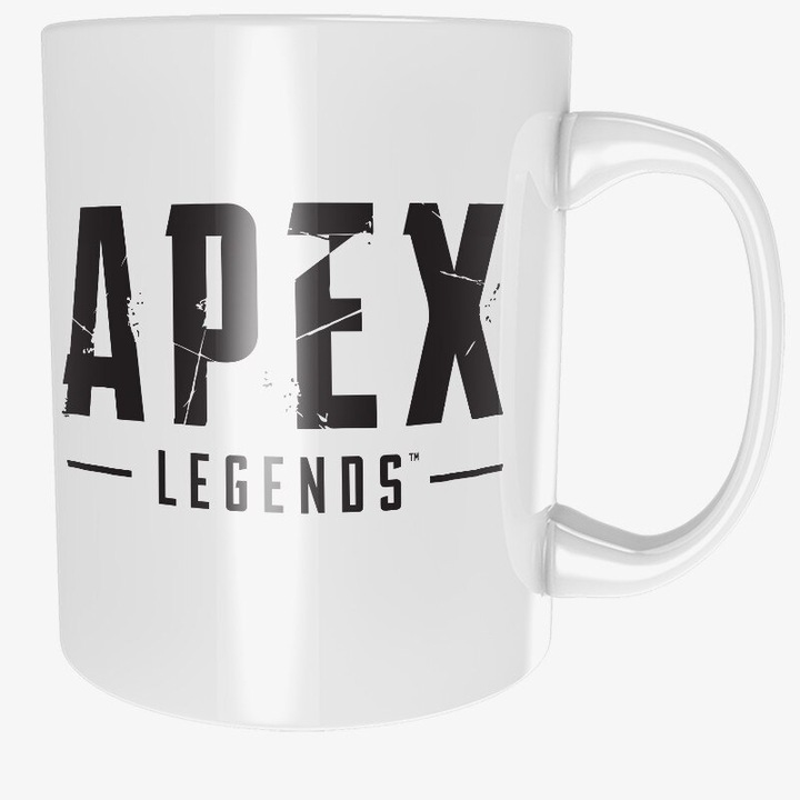 Cana personalizata ceramica alba "Apex Legends" , 330 ml