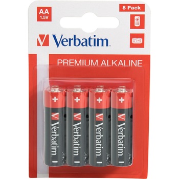 Baterii Verbatim, Alkaline, AA, 8 buc