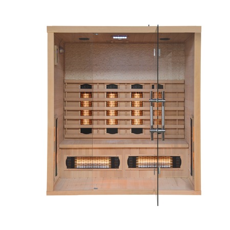 Infrasauna pentru 4 persoane cu 8 incalzitoare 175x120x190 cm