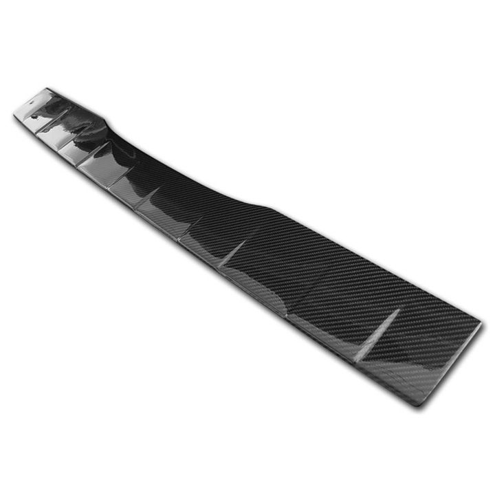 Protectie prag portbagaj fibra de carbon negru nervuri compatibil cu Mercedes Vito III / V-Class W447 / Marco Polo 2014-