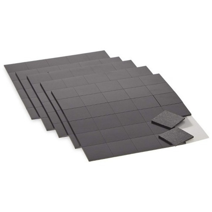 Set 120 bucati mini magneti pretaiati 25 x 15 mm - "kisscut magnet", grosime 0.7mm, estelle ®