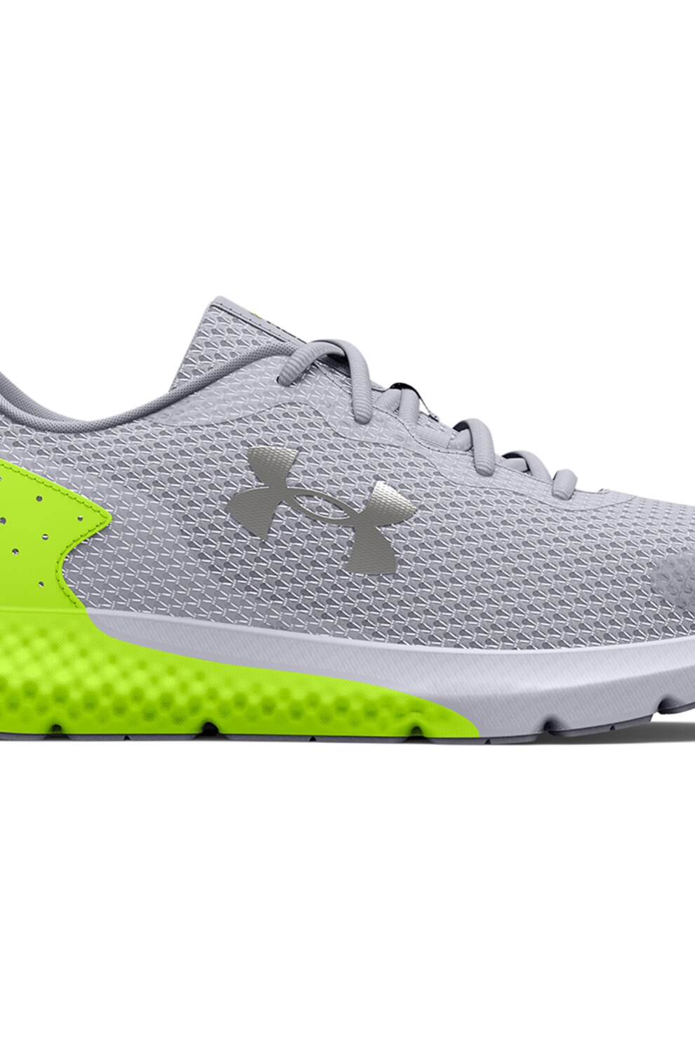 Under Armour, Pantofi cu logo, pentru alergare Charged Rogue 3, Verde