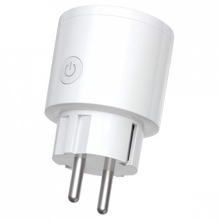 Контакт Smart SiGN Smart Plug, WiFi 2.4 Ghz, 10A, Бял