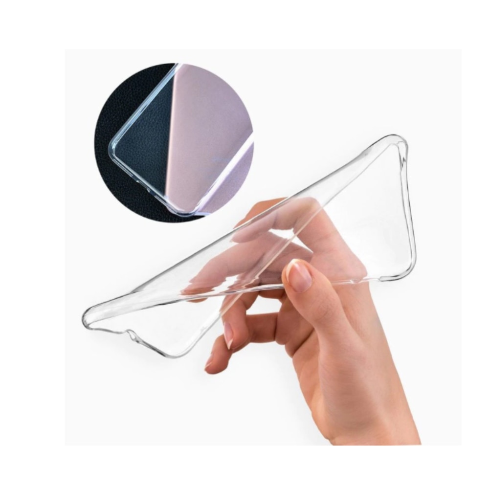 Husa compatibila cu Motorola Moto E40, Ultra Slim, Silicon Hi-Tech, G-Tech Liquid, Transparent