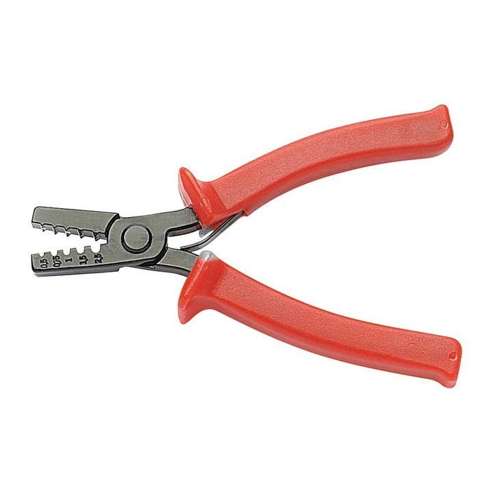 Elematic krimpelő fogó, 0,5-2,5, Piros