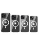 Прозрачен защитен калъф, TIENTEN, за iPhone 13 Pro Max, съвместим с технологията за безжично зареждане MagSafe