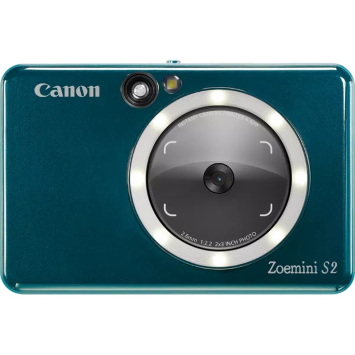 Фотоапарат за моментни снимки Canon Zoemini S2, Dark Teal