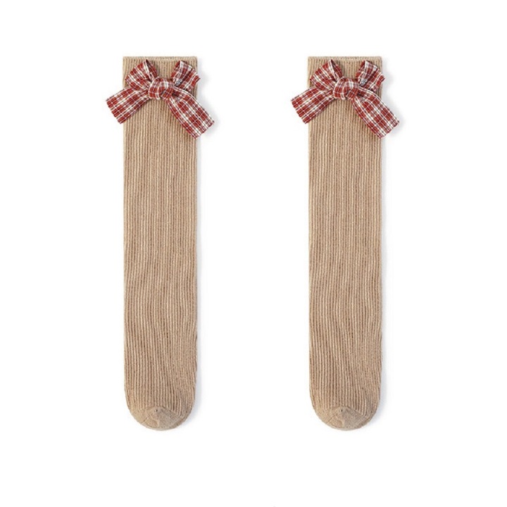 Детски чорапи, Памук, 30 см, 94-104 см, Бежови