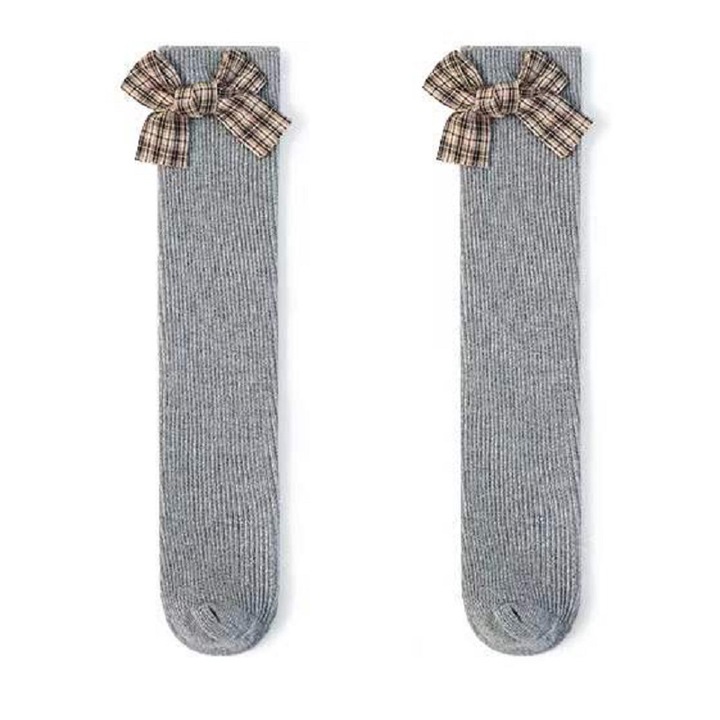 Детски чорапи, Памук, 30 см, 94-104 см, Сиви