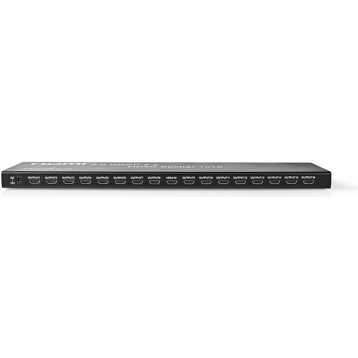 Сплитер HDMI Nedis 16-порта, 1x Вход HDMI - 16x Изхода HDMI 4K2K@60FPS / HDCP2.2