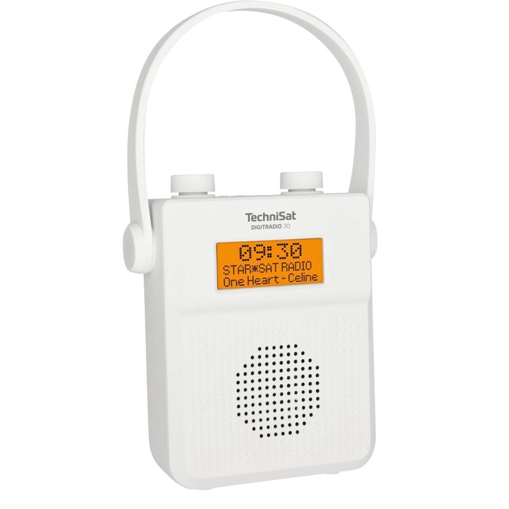 TechniSat DIGITRADIO 30 Hordozható Analóg és digitális Fehér