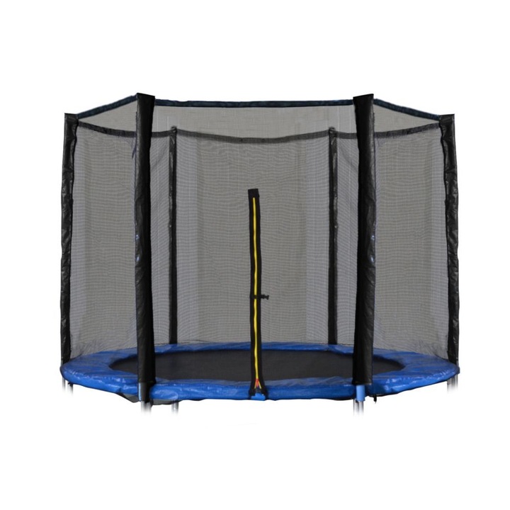 Вътрешна защитна мрежа за батут Bigshot ™ BS10FT-6, 6-полюсна, 366 см, Полипропилен, Черна