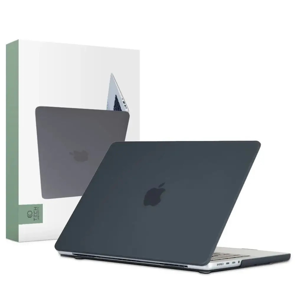 Carcasa laptop Tech-Protect Smartshell compatibila cu Macbook Pro 14 inch 2021/2022/2023/2024 Matte Black