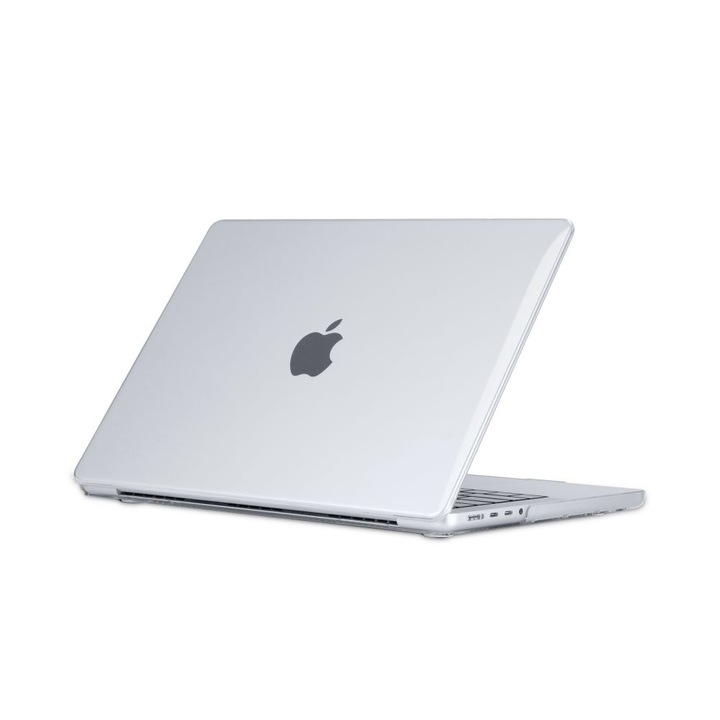 Carcasa laptop Tech-Protect Smartshell compatibila cu Macbook Pro 14 inch 2021/2022/2023 Crystal Clear