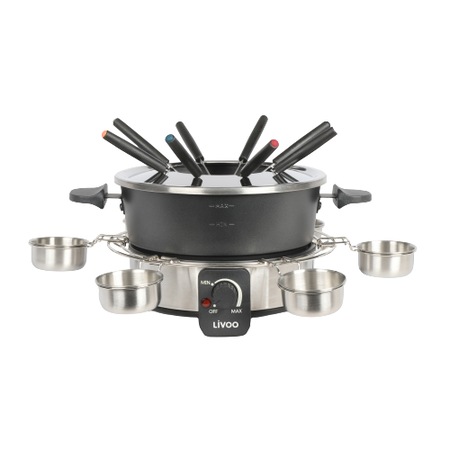 Set fondue electric Livoo DOC264, 1000 W, 8 persoane