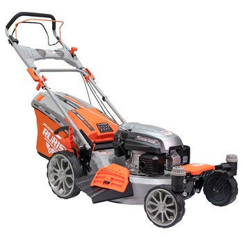 Masina de tuns gazon/iarba autopropulsata pe benzina Ruris RXM1000, putere 3.9 CP, 170 CC, 4 timpi, 51 cm latime lucru, 25-75 mm inaltime lucru, functie mulcire, 65 L sac colector, rezervor 1 l