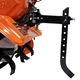 Motosapa pe benzina Ruris DAC 7000ACC2, putere 7 CP, 208 CC, 4 timpi, 2+1 viteze, adancime lucru 29 cm, latime lucru 83 cm, contine: freze + roti cauciuc + roti metalice + plug + adaptor
