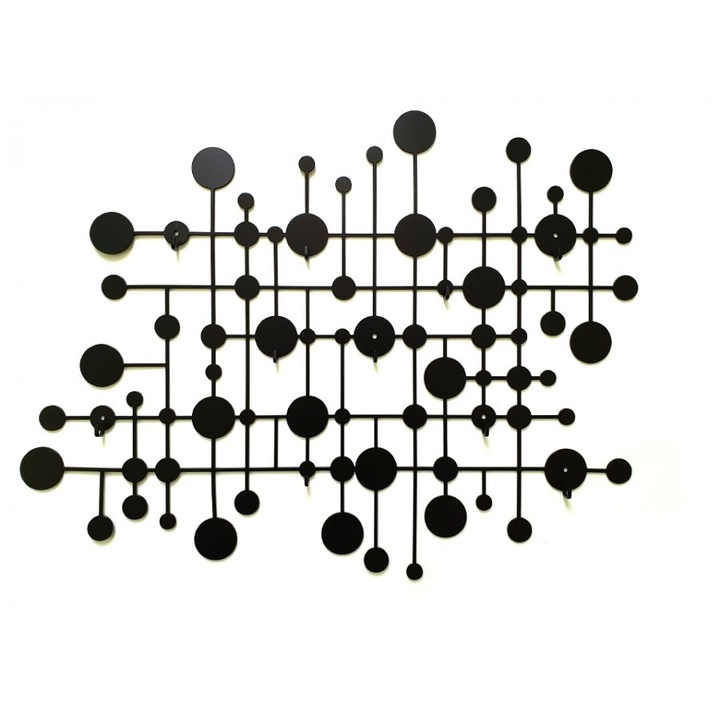 Cuier DECOlicious, DECO46, Modern, Negru, 800 x 610 mm