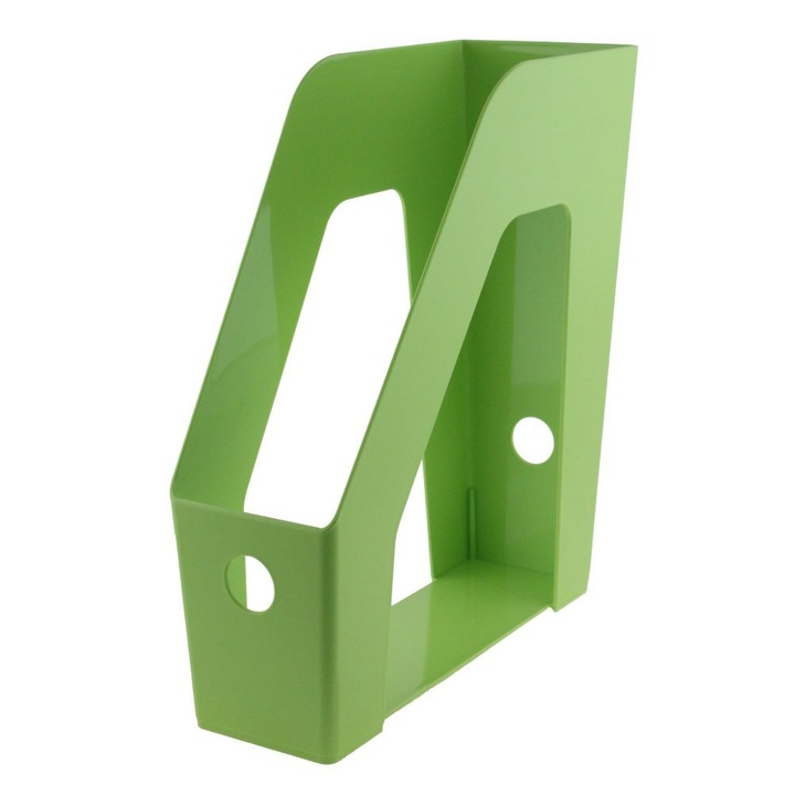 Suport Vertical Documente ECADA, Material Plastic, Verde
