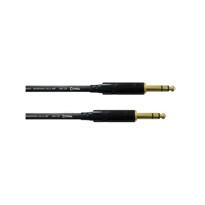 Cordial CFM 3 VV Balanced 3m stereo 6, 3mm Jack apa - apa kábel (CFM 3 VV)