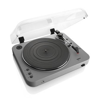 Pick-Up Lenco L-85 USB, Preamplificator integrat, Doza MM, Semiautomat, Codare MP3 directa, Gri Pick-Up Lenco L-85 USB, Preamplificator integrat, Doza MM, Semiautomat, Codare MP3 directa, Gri