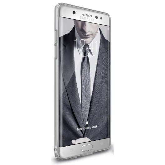 Husa Samsung Galaxy Note 7 Fan Edition Ringke Slim FROST GREY + Bonus folie Ringke Invisible Screen Defender