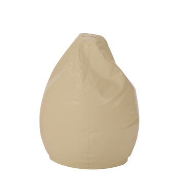 Fotoliu tip sac QMOBILI Bless, Crem piele ecologica, fotoliu para Fotoliu tip sac QMOBILI Bless, Crem piele ecologica, fotoliu para