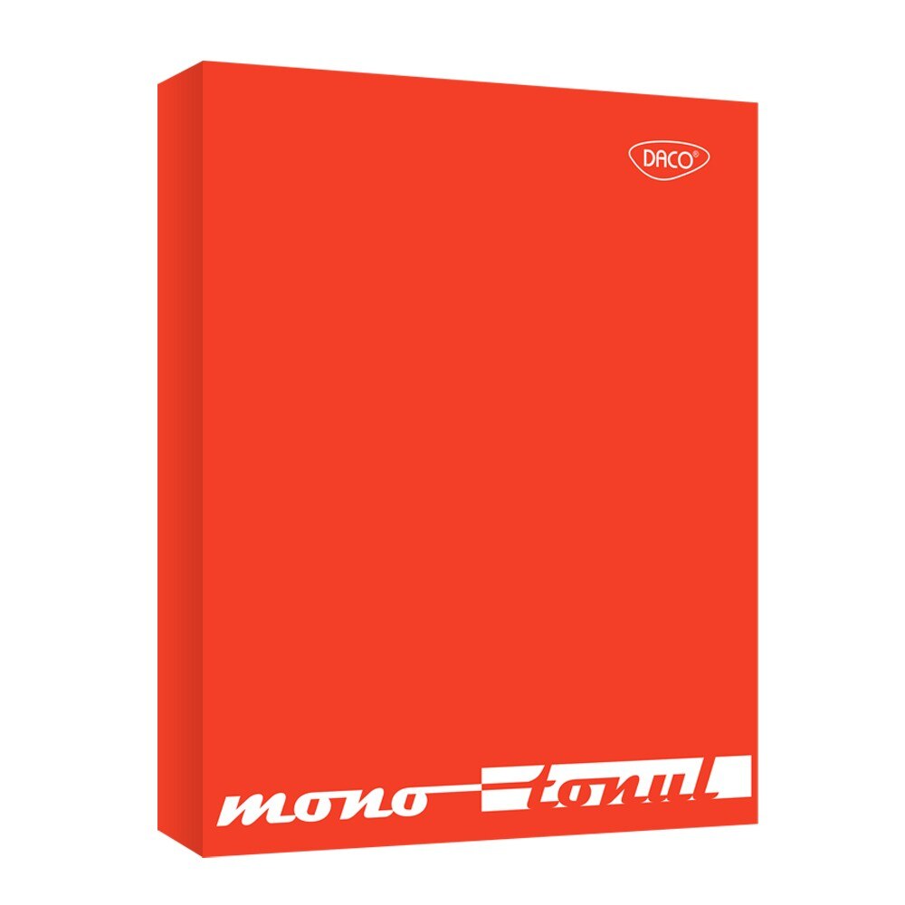 Caiet mecanic laminat A4 portocaliu DACO