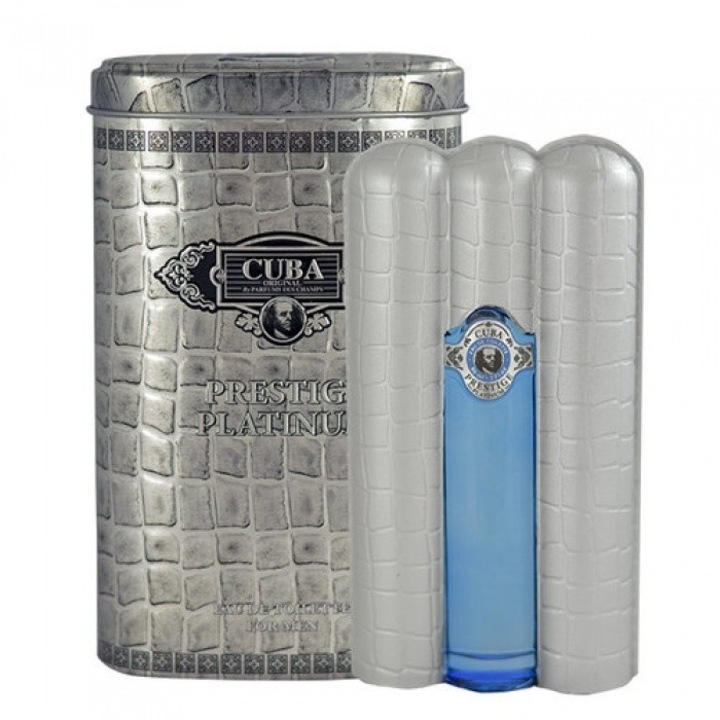 Apa de toaleta Cuba Prestige Platinum, barbati, 90ml