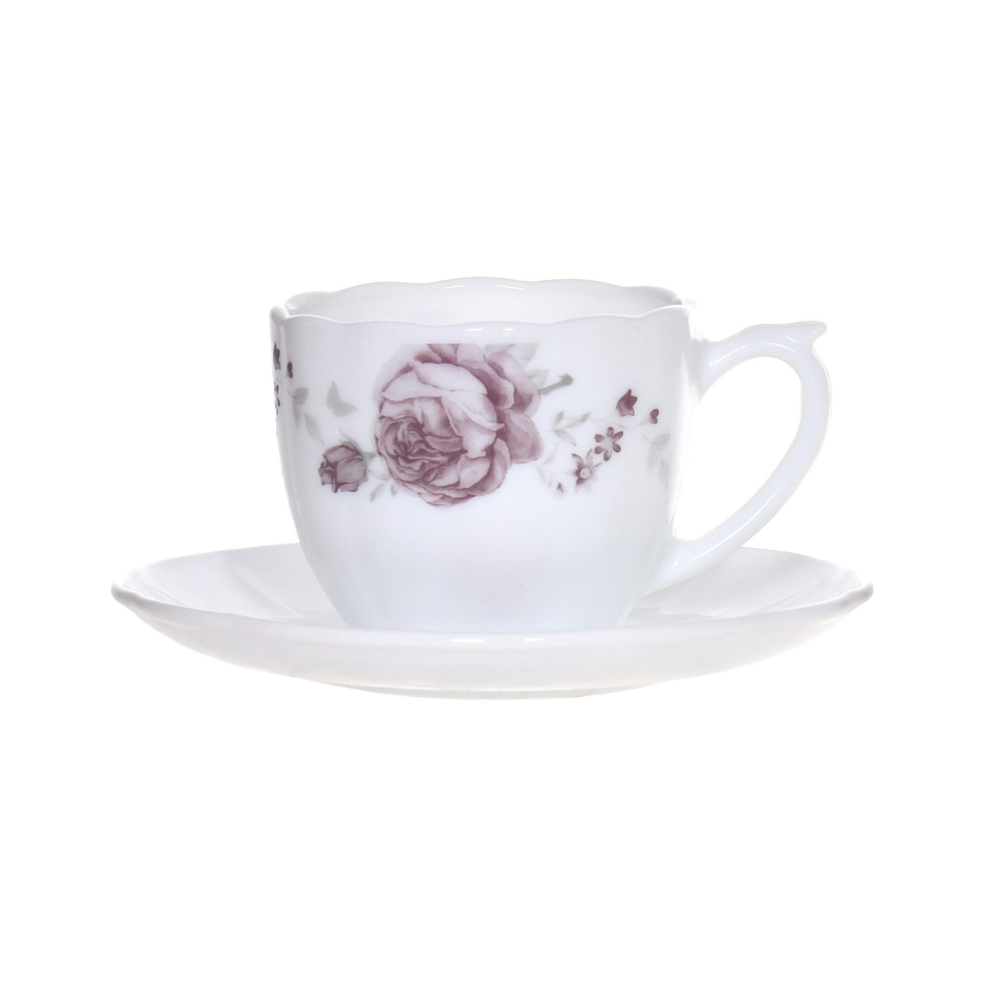 Set de cafea Eljado Shamiram décor, 12 piese, opal, 190 ml