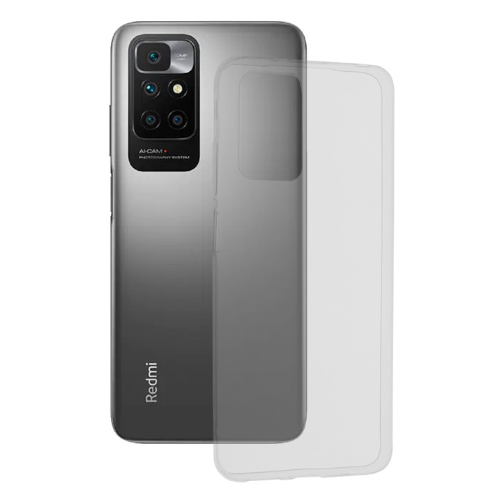 Husa pentru Xiaomi Redmi 10 / Redmi 10 2022, Techsuit Clear Silicone, Transparenta
