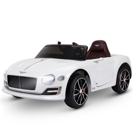 Masina electrica pentru copii, Homcom, model Bentley cu usi, 108x60x43cm, Alb