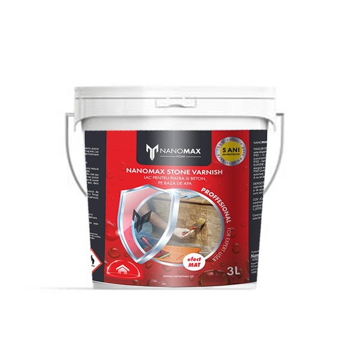 Sigilant Piatra / Beton / Gresie, Impermeabilizant Nano, Efect Mat, NANOMAX 1L