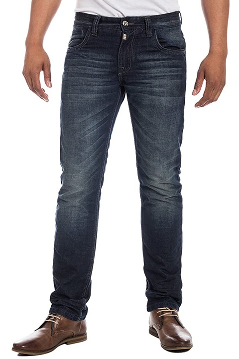 Blugi barbati, Timezone, Bumbac, Albastru inchis, W36-L32