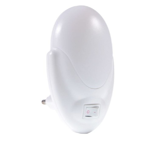 Lampa de veghe cu buton on/off, 6x10x2 cm, plastic, Alb, JMB-BBL4037 ...