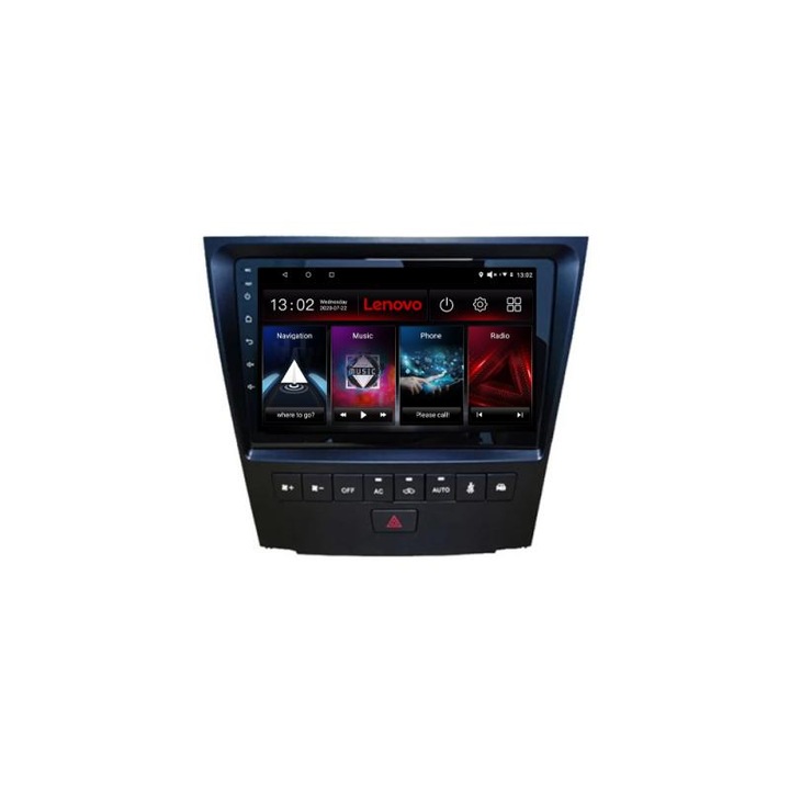 Navigatie dedicata Lenovo Lexus GS-04 2004-2011 L- GS-04, Octacore Qualcomm, 4Gb RAM, 64Gb Hdd, 4G, QLED 2K, DSP, Carplay, Bluetooth