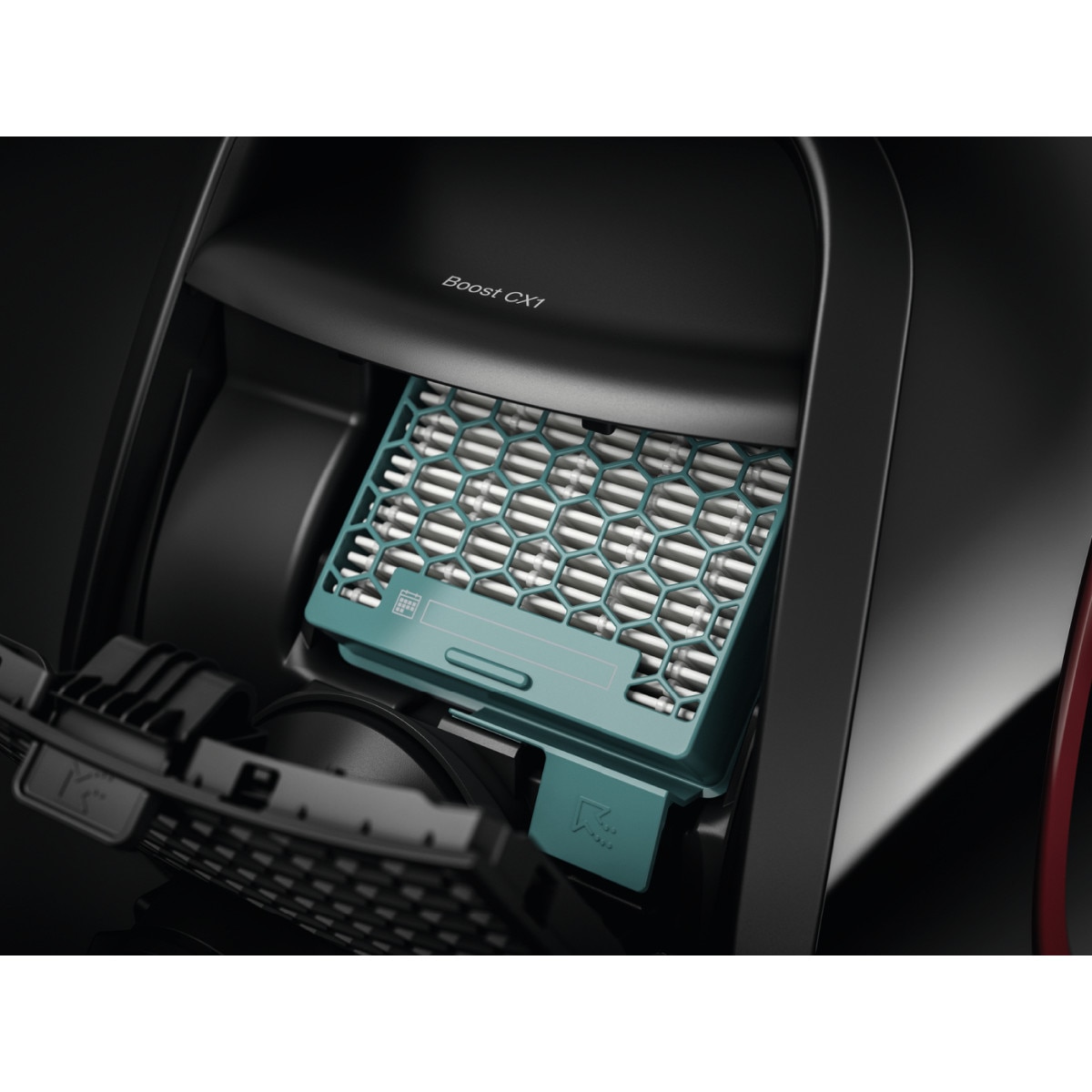 Aspirator fara sac Miele Boost CX1 PowerLine 11666970, putere 890 W, capacitate de colectare 1 L, tehnologie Vortex, Negru