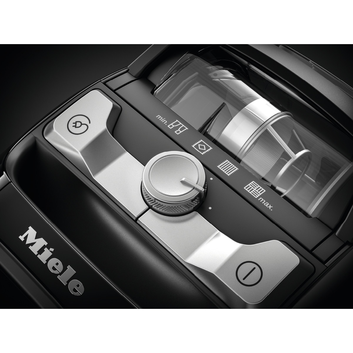 Aspirator fara sac Miele Boost CX1 PowerLine 11666970, putere 890 W, capacitate de colectare 1 L, tehnologie Vortex, Negru