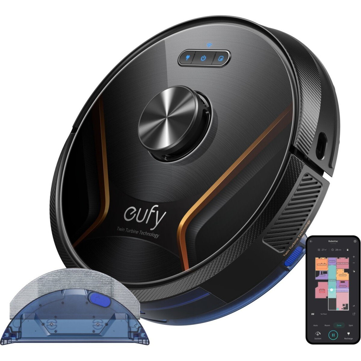 RoboVac X8 Hybrid negru