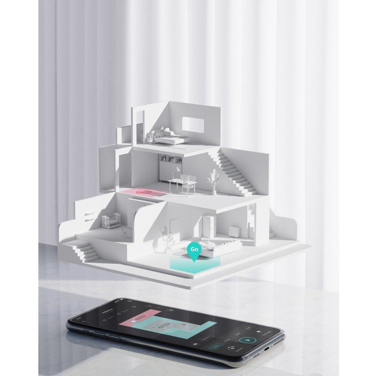 RoboVac X8 Hybrid negru