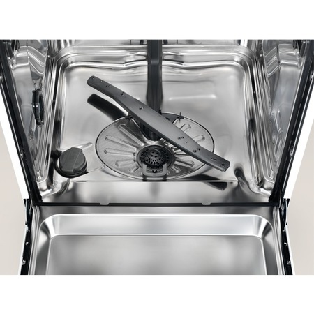 Masina de spalat vase semi-incorporabila Electrolux EEA17100IX, 13 seturi, 5 programe, Clasa F, AirDry, Motor Inverter, Afisaj LED, Control electronic, Start intarziat, 60 cm