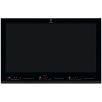 Plita incorporabila Electrolux EIV87675, Inductie, Total Flex, Hob2Hood, Control touch, PowerBoost, Functie Bridge, Timer electronic, Oprire automata, Detectarea vaselor, 78 cm, Negru